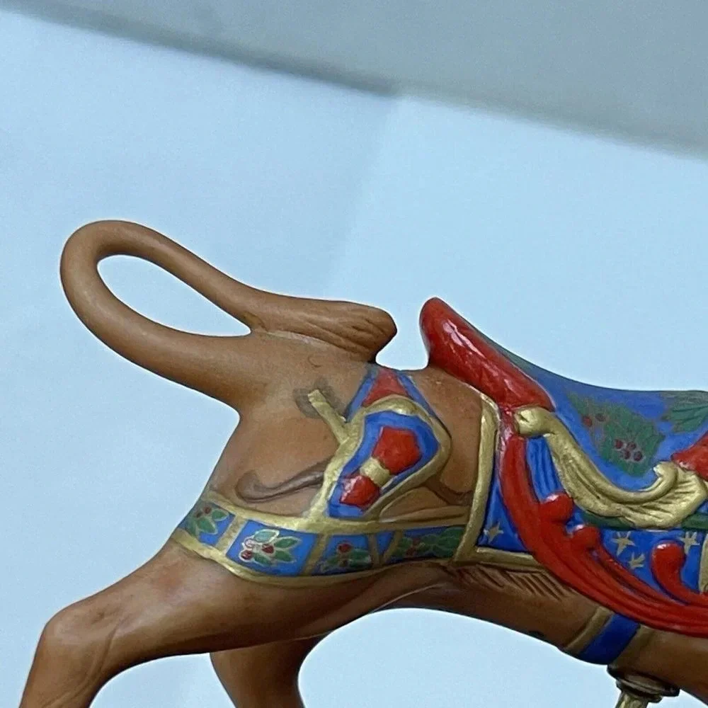 Vintage Lion Franklin Mint Treasury Of Carousel Art Porcelain 1988 Lion Decor